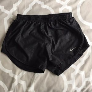 Nike running shorts black size extra small